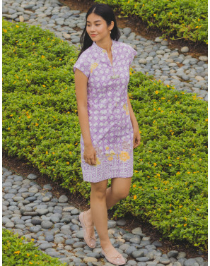 XiangQi Batik Cheongsam Dress