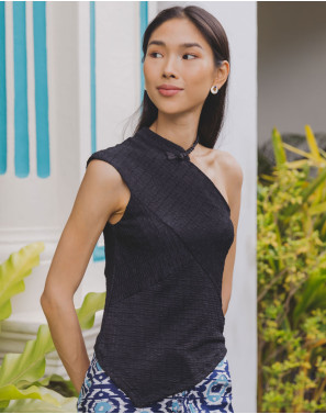 SiTing Asym Cheongsam Tank
