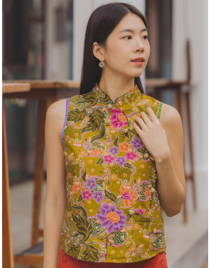 ChaoXin Scallop Cheongsam Top