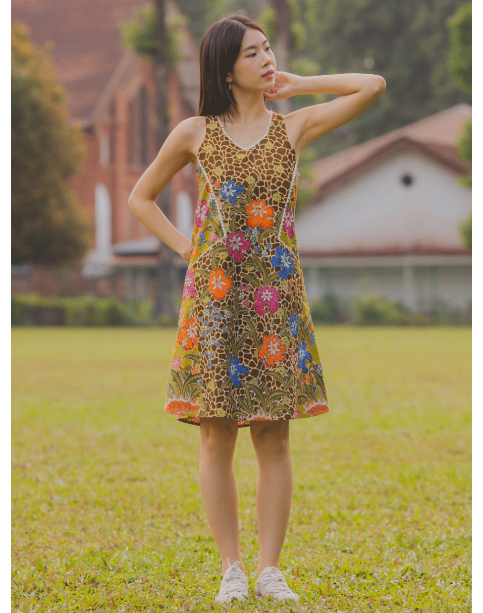 Roxy Lace Trim Summer Dress