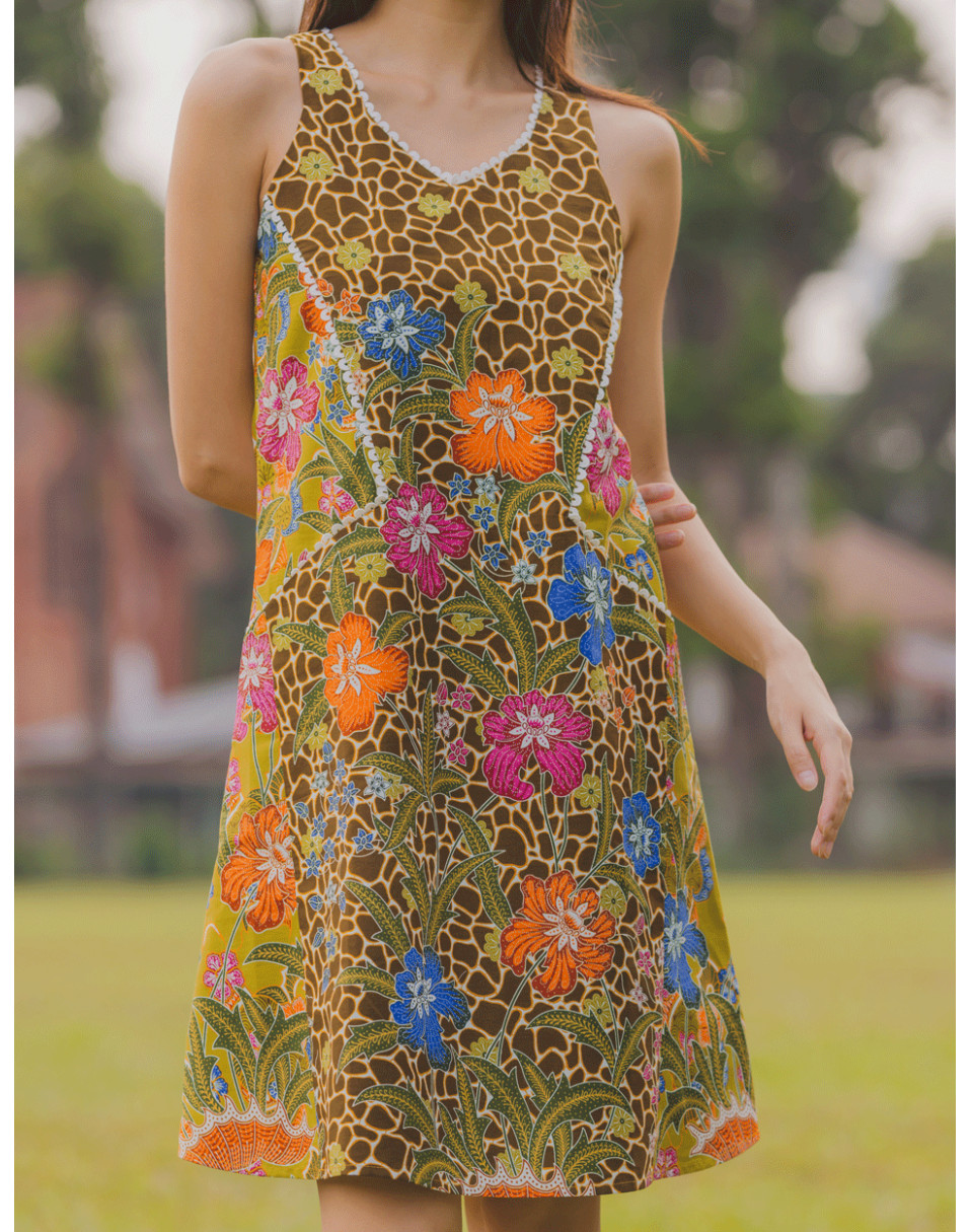 Roxy Lace Trim Summer Dress