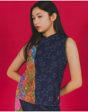 Pinpin SG60 D+B Cheongsam Top