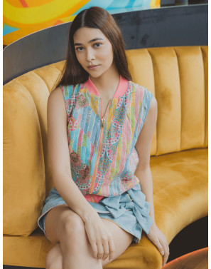 Alex Glitter Reversible Vest