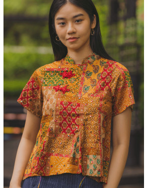 Diya Mirrowork Cheongsam