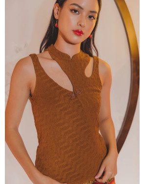 HuaXia Asym Knit Tank