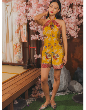 YueYing Luxe Cheongsam Romper