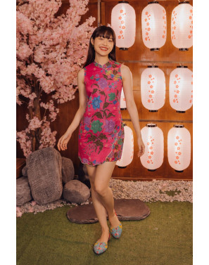 Sora Batik Cheongsam Romper