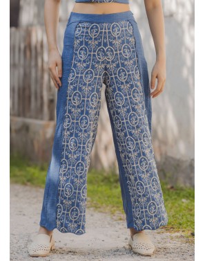 Rio Embroidered Palazzos