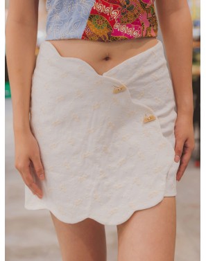Quin Scallop Skorts