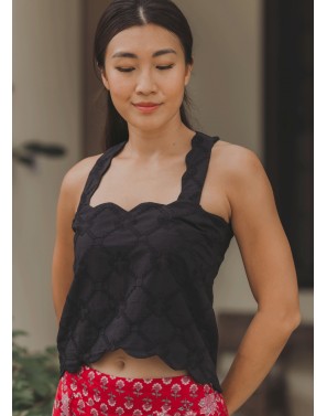 Zaria Embroidered Halter