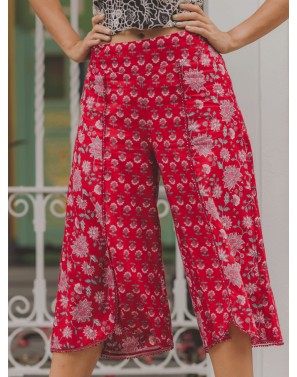 Jhumka Block Print Culottes